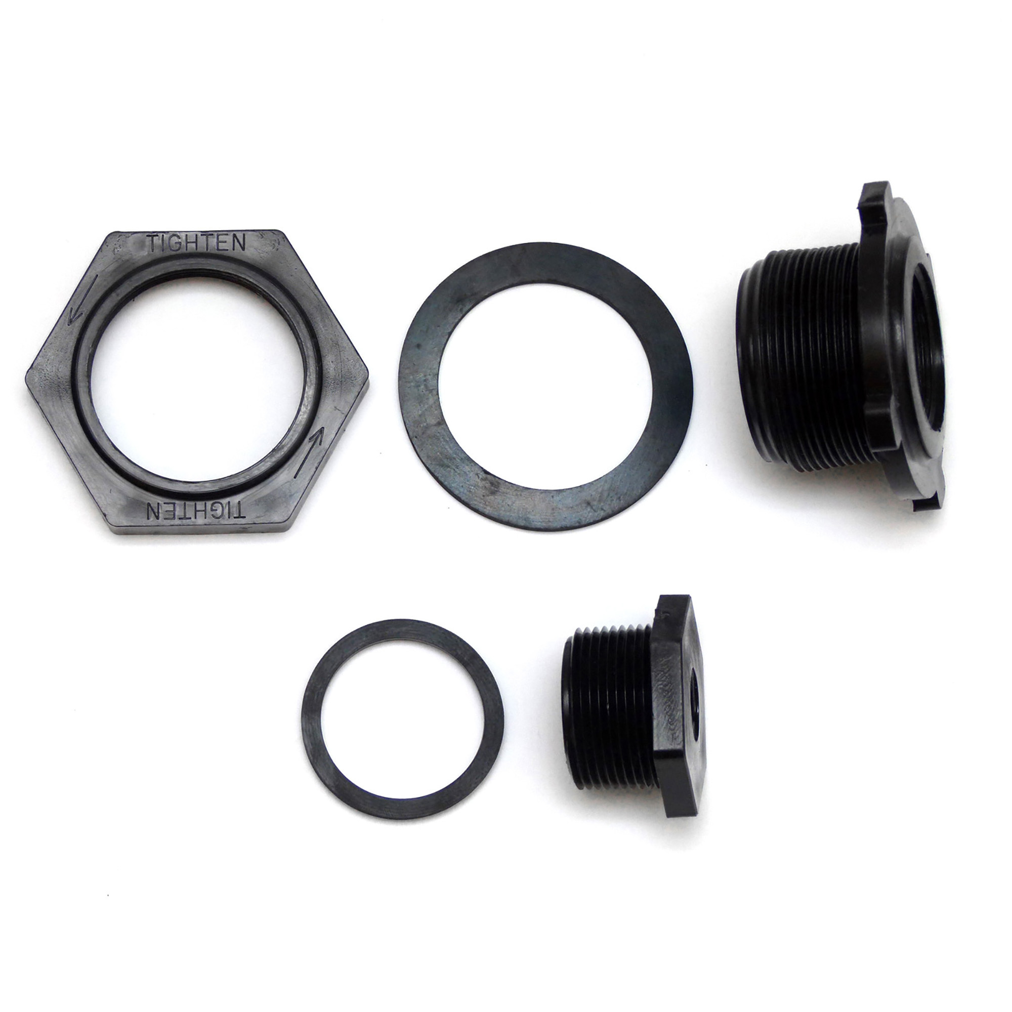 1-1/4" Bulkhead Fitting & Plug (Complete repair kit)